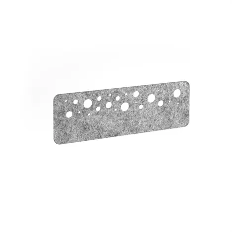 Moon Acoustic Desktop Screen - 1200mm - Dark Silver Grey